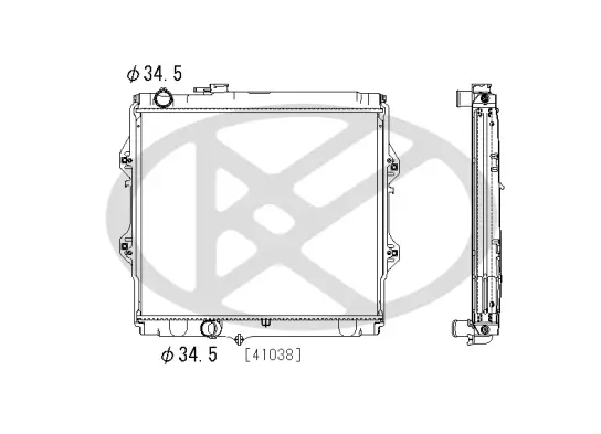 Kühler, Motorkühlung KOYORAD PL011004 Bild Kühler, Motorkühlung KOYORAD PL011004