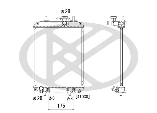 Kühler, Motorkühlung KOYORAD PL011793