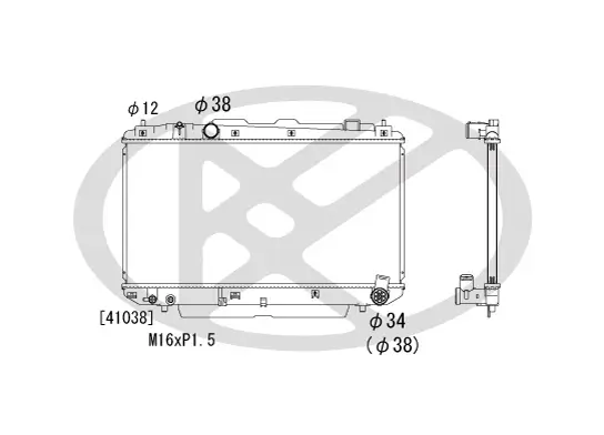 Kühler, Motorkühlung KOYORAD PL011814