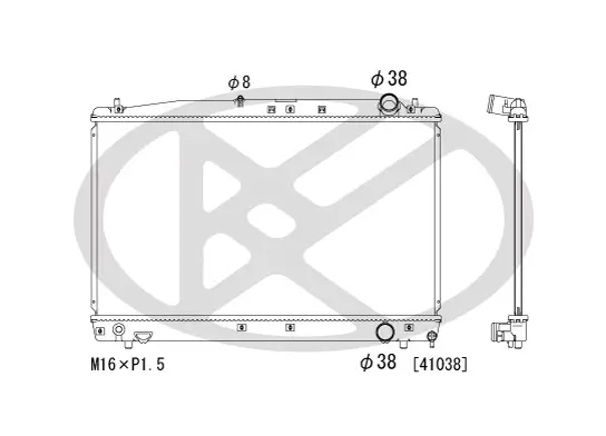 Kühler, Motorkühlung KOYORAD PL011872 Bild Kühler, Motorkühlung KOYORAD PL011872