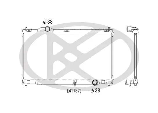 Kühler, Motorkühlung KOYORAD PL011937 Bild Kühler, Motorkühlung KOYORAD PL011937
