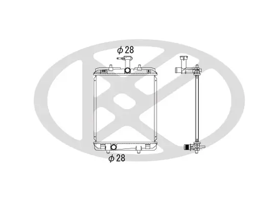 Kühler, Motorkühlung KOYORAD PL011955 Bild Kühler, Motorkühlung KOYORAD PL011955