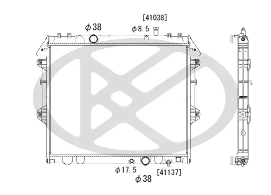 Kühler, Motorkühlung KOYORAD PL012039 Bild Kühler, Motorkühlung KOYORAD PL012039