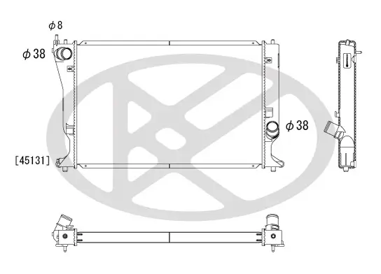 Kühler, Motorkühlung KOYORAD PL012119 Bild Kühler, Motorkühlung KOYORAD PL012119