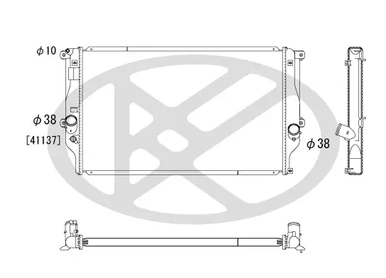Kühler, Motorkühlung KOYORAD PL012120 Bild Kühler, Motorkühlung KOYORAD PL012120