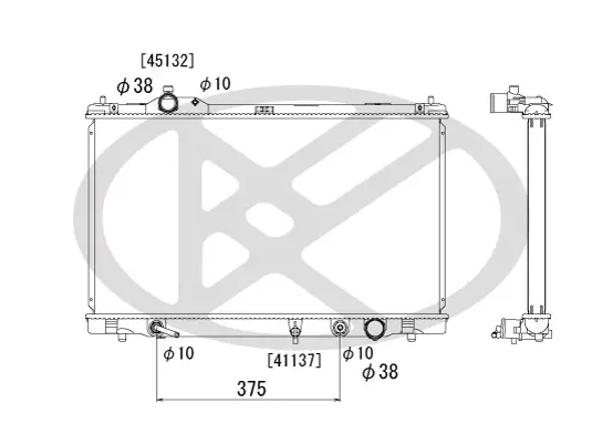 Kühler, Motorkühlung KOYORAD PL012170 Bild Kühler, Motorkühlung KOYORAD PL012170