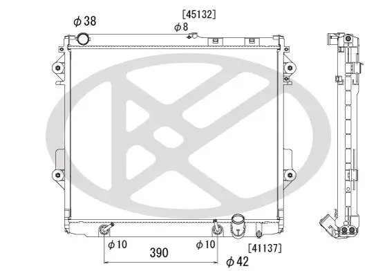 Kühler, Motorkühlung KOYORAD PL012204 Bild Kühler, Motorkühlung KOYORAD PL012204