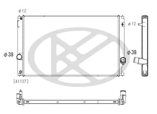 Kühler, Motorkühlung KOYORAD PL013183
