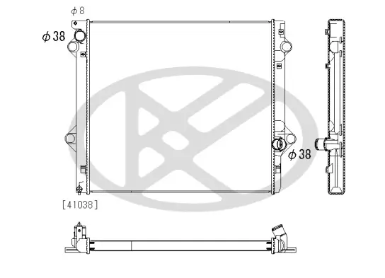 Kühler, Motorkühlung KOYORAD PL013566 Bild Kühler, Motorkühlung KOYORAD PL013566
