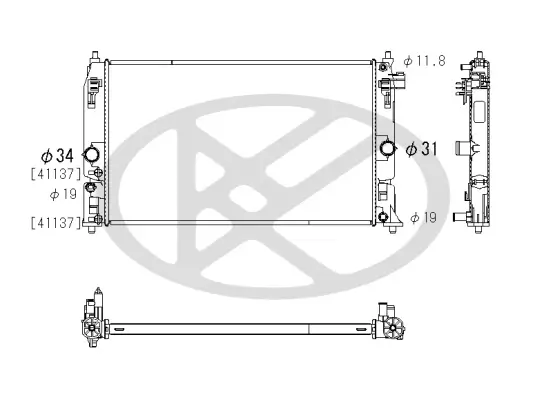 Kühler, Motorkühlung KOYORAD PL013926