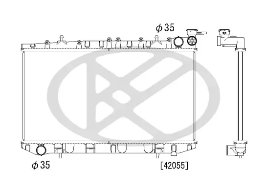 Kühler, Motorkühlung KOYORAD PL020317 Bild Kühler, Motorkühlung KOYORAD PL020317