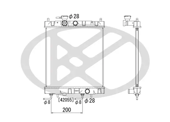 Kühler, Motorkühlung KOYORAD PL020331