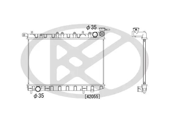 Kühler, Motorkühlung KOYORAD PL021099