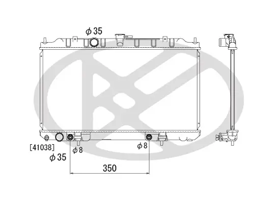 Kühler, Motorkühlung KOYORAD PL021522 Bild Kühler, Motorkühlung KOYORAD PL021522