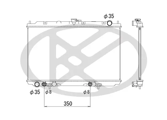Kühler, Motorkühlung KOYORAD PL021769 Bild Kühler, Motorkühlung KOYORAD PL021769