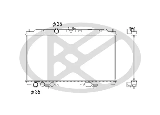Kühler, Motorkühlung KOYORAD PL021772R