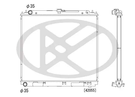 Kühler, Motorkühlung KOYORAD PL021963 Bild Kühler, Motorkühlung KOYORAD PL021963