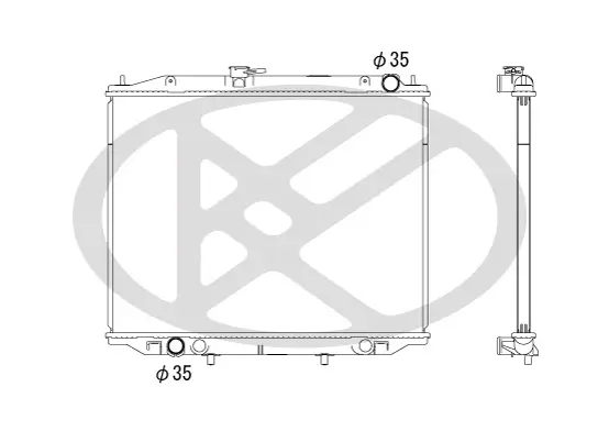 Kühler, Motorkühlung KOYORAD PL022158 Bild Kühler, Motorkühlung KOYORAD PL022158