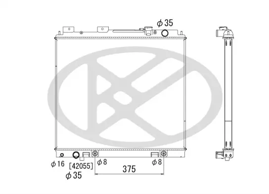Kühler, Motorkühlung KOYORAD PL022793 Bild Kühler, Motorkühlung KOYORAD PL022793