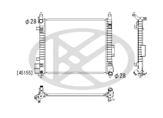 Kühler, Motorkühlung KOYORAD PL022944