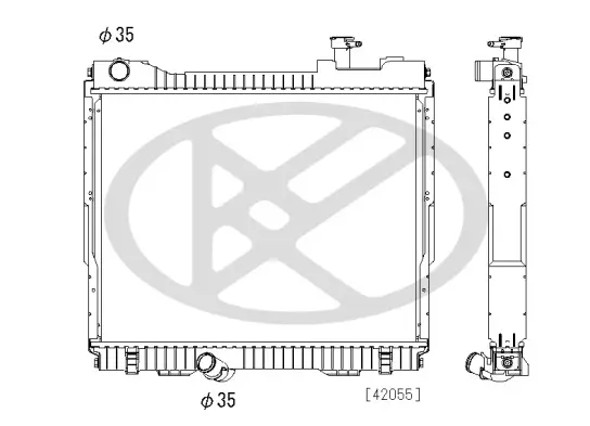 Kühler, Motorkühlung KOYORAD PL023261 Bild Kühler, Motorkühlung KOYORAD PL023261