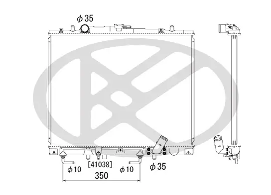 Kühler, Motorkühlung KOYORAD PL030697