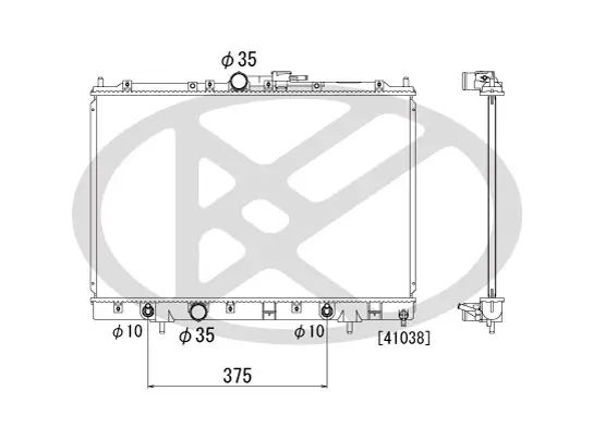 Kühler, Motorkühlung KOYORAD PL031281R