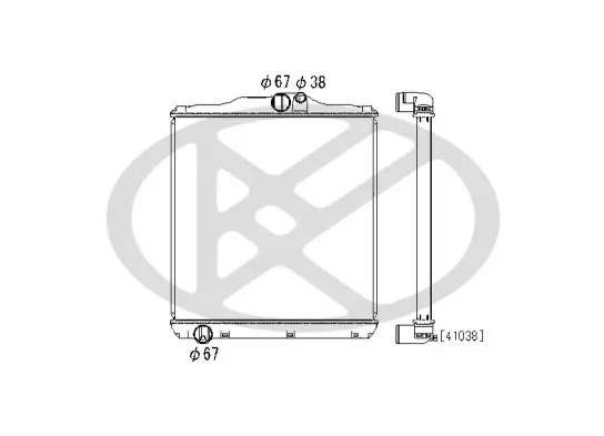 Kühler, Motorkühlung KOYORAD PL012119 Bild Kühler, Motorkühlung KOYORAD PL012119