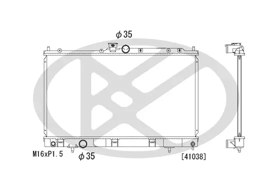 Kühler, Motorkühlung KOYORAD PL031726 Bild Kühler, Motorkühlung KOYORAD PL031726