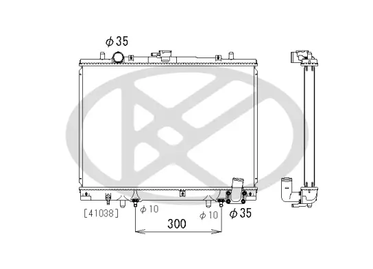 Kühler, Motorkühlung KOYORAD PL031879 Bild Kühler, Motorkühlung KOYORAD PL031879