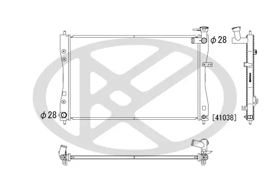 Kühler, Motorkühlung KOYORAD PL031942 Bild Kühler, Motorkühlung KOYORAD PL031942