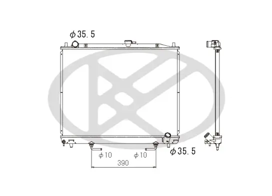Kühler, Motorkühlung KOYORAD PL032072R