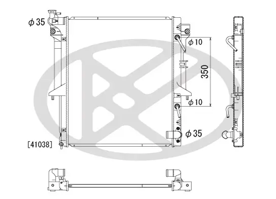 Kühler, Motorkühlung KOYORAD PL032312 Bild Kühler, Motorkühlung KOYORAD PL032312