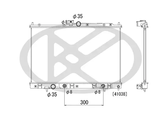 Kühler, Motorkühlung KOYORAD PL032590 Bild Kühler, Motorkühlung KOYORAD PL032590