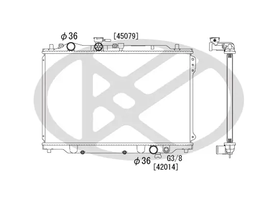 Kühler, Motorkühlung KOYORAD PL021767 Bild Kühler, Motorkühlung KOYORAD PL021767