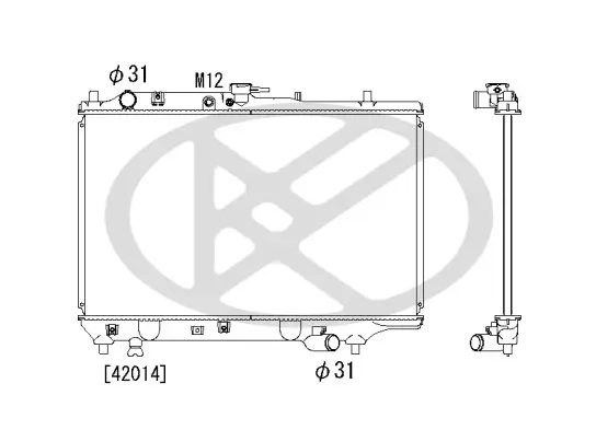 Kühler, Motorkühlung KOYORAD PL060635 Bild Kühler, Motorkühlung KOYORAD PL060635