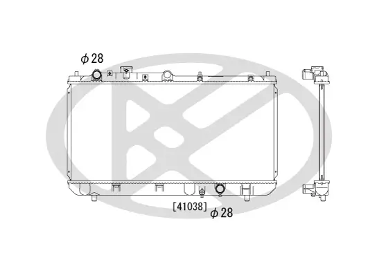 Kühler, Motorkühlung KOYORAD PL060852 Bild Kühler, Motorkühlung KOYORAD PL060852