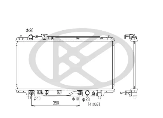 Kühler, Motorkühlung KOYORAD PL022173 Bild Kühler, Motorkühlung KOYORAD PL022173