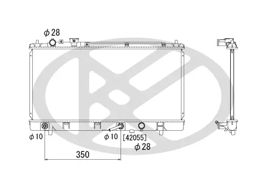 Kühler, Motorkühlung KOYORAD PL061580 Bild Kühler, Motorkühlung KOYORAD PL061580