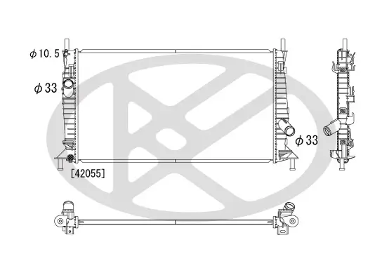 Kühler, Motorkühlung KOYORAD PL061816 Bild Kühler, Motorkühlung KOYORAD PL061816