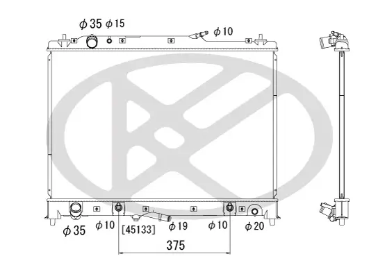 Kühler, Motorkühlung KOYORAD PL062046 Bild Kühler, Motorkühlung KOYORAD PL062046