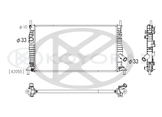 Kühler, Motorkühlung KOYORAD PL062304
