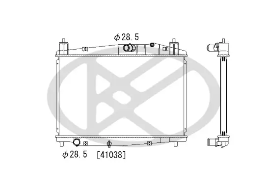 Kühler, Motorkühlung KOYORAD PL062489