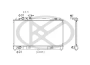 Kühler, Motorkühlung KOYORAD PL062520R