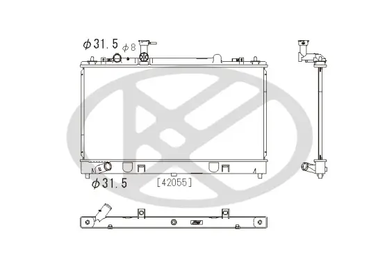Kühler, Motorkühlung KOYORAD PL062697