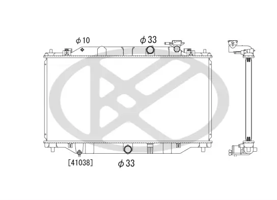 Kühler, Motorkühlung KOYORAD PL062864 Bild Kühler, Motorkühlung KOYORAD PL062864