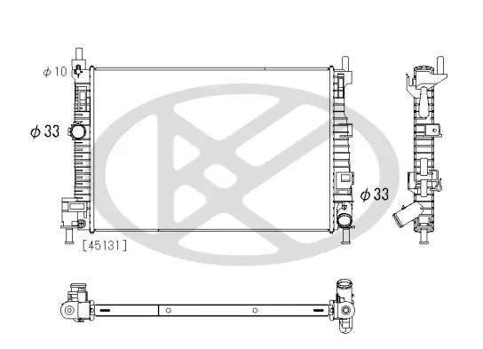Kühler, Motorkühlung KOYORAD PL063331 Bild Kühler, Motorkühlung KOYORAD PL063331