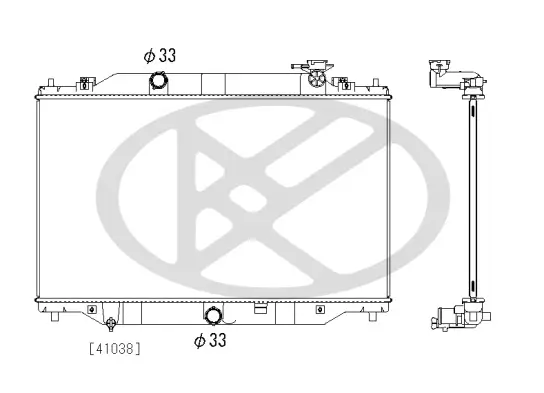 Kühler, Motorkühlung KOYORAD PL063433 Bild Kühler, Motorkühlung KOYORAD PL063433