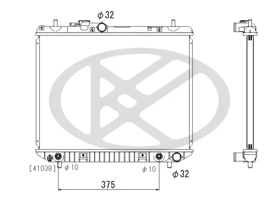 Kühler, Motorkühlung KOYORAD PL073042 Bild Kühler, Motorkühlung KOYORAD PL073042