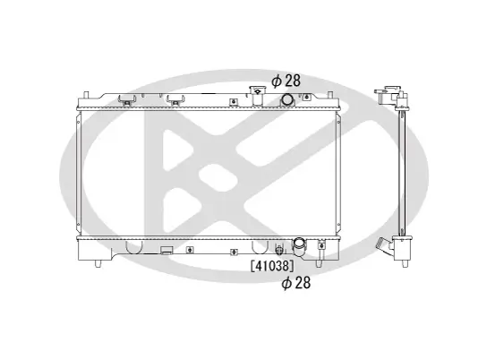 Kühler, Motorkühlung KOYORAD PL033329 Bild Kühler, Motorkühlung KOYORAD PL033329